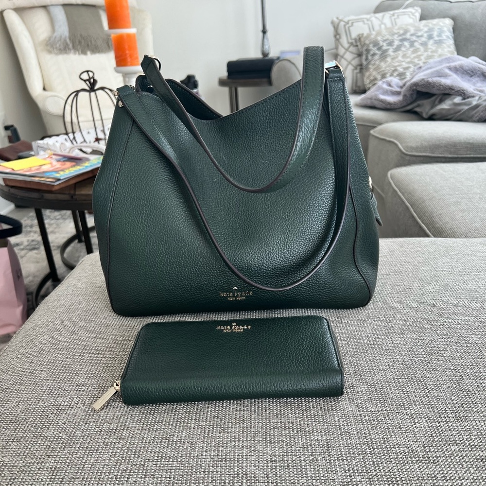 Kate Spade Green leather bag